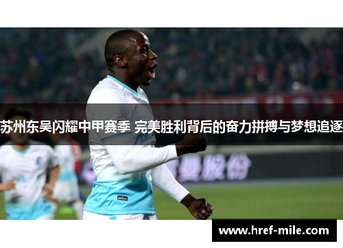 苏州东吴闪耀中甲赛季 完美胜利背后的奋力拼搏与梦想追逐 苏州东吴闪耀中甲赛季 完美胜利背后的奋力拼搏与梦想追逐