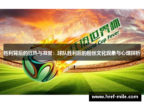 胜利背后的狂热与凝聚：球队胜利后的粉丝文化现象与心理探析