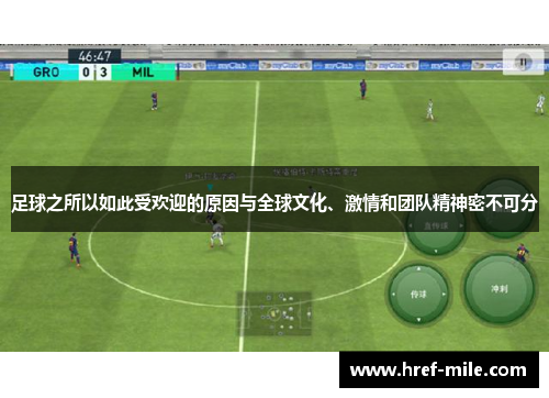 足球之所以如此受欢迎的原因与全球文化、激情和团队精神密不可分 足球之所以如此受欢迎的原因与全球文化、激情和团队精神密不可分